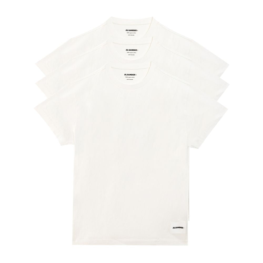 T-Shirt Jil Sander Λευκό Βαμβακερό βιολογικό