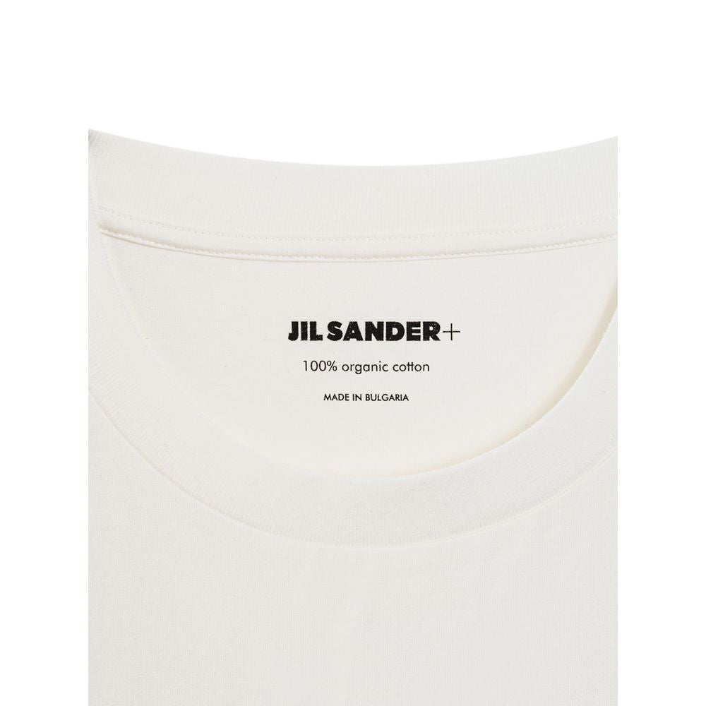 T-Shirt Jil Sander Λευκό Βαμβακερό βιολογικό