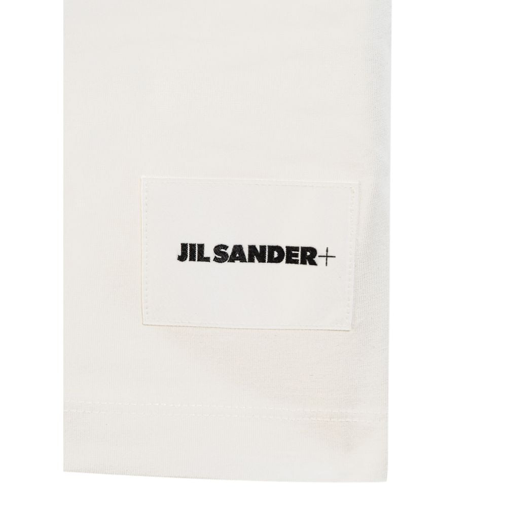 T-Shirt Jil Sander Λευκό Βαμβακερό βιολογικό