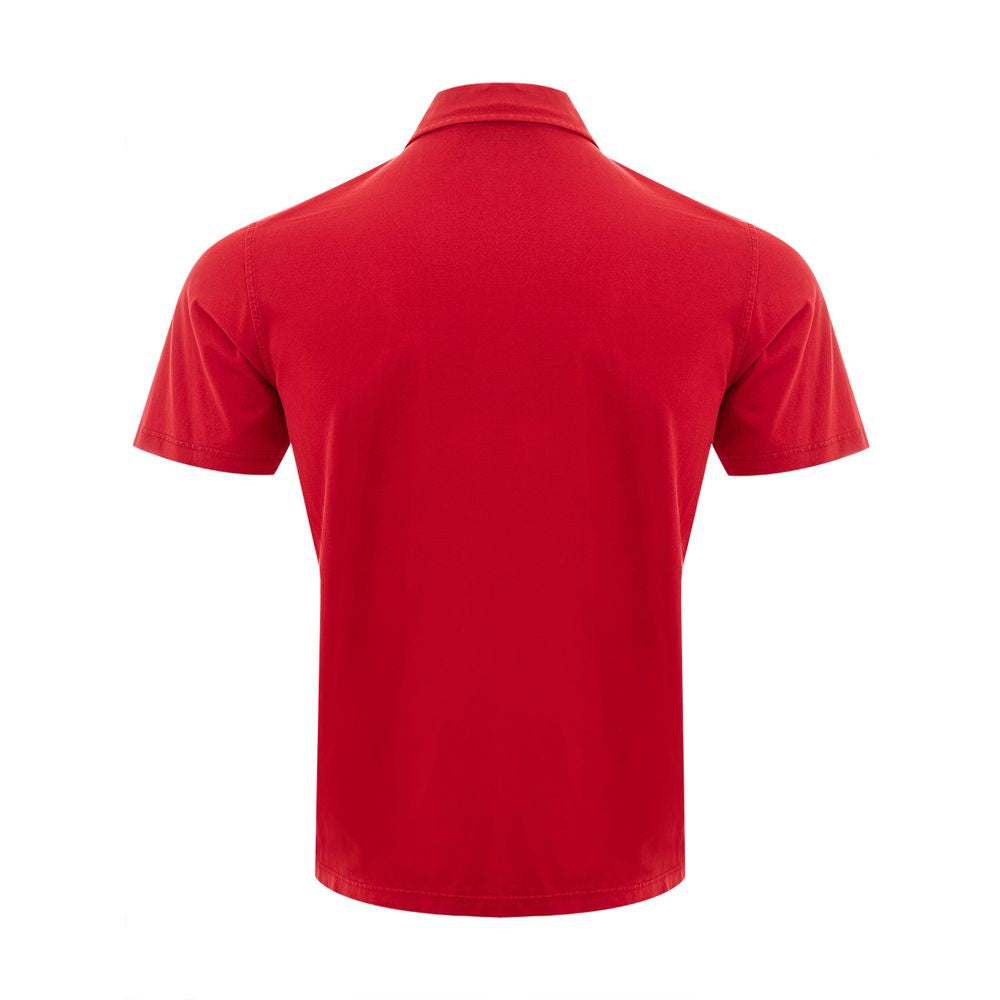 Gran Sasso Elegant Cotton Polo in Ravishing Red