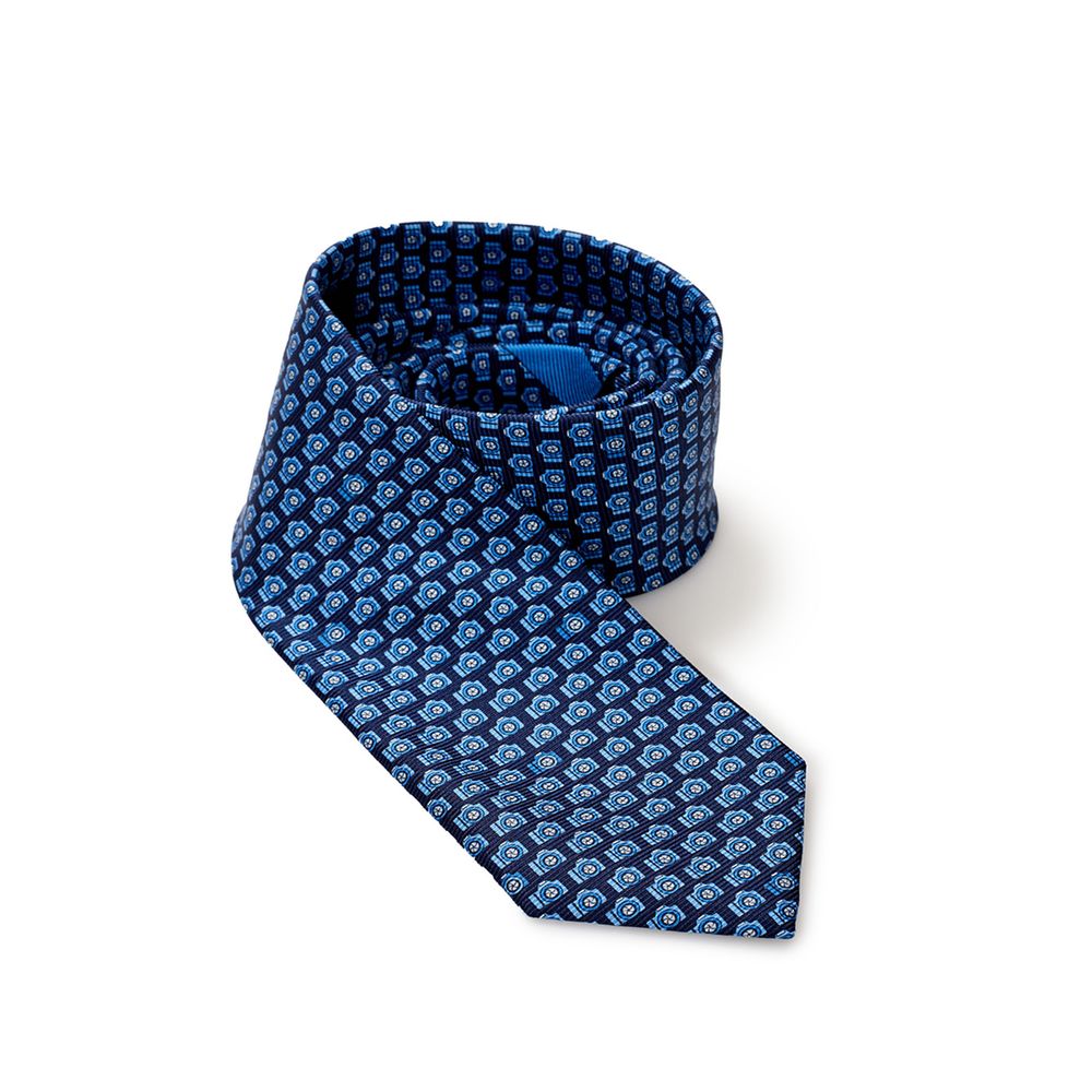 Ermenegildo Zegna Multicolor Silk Tie Elegance