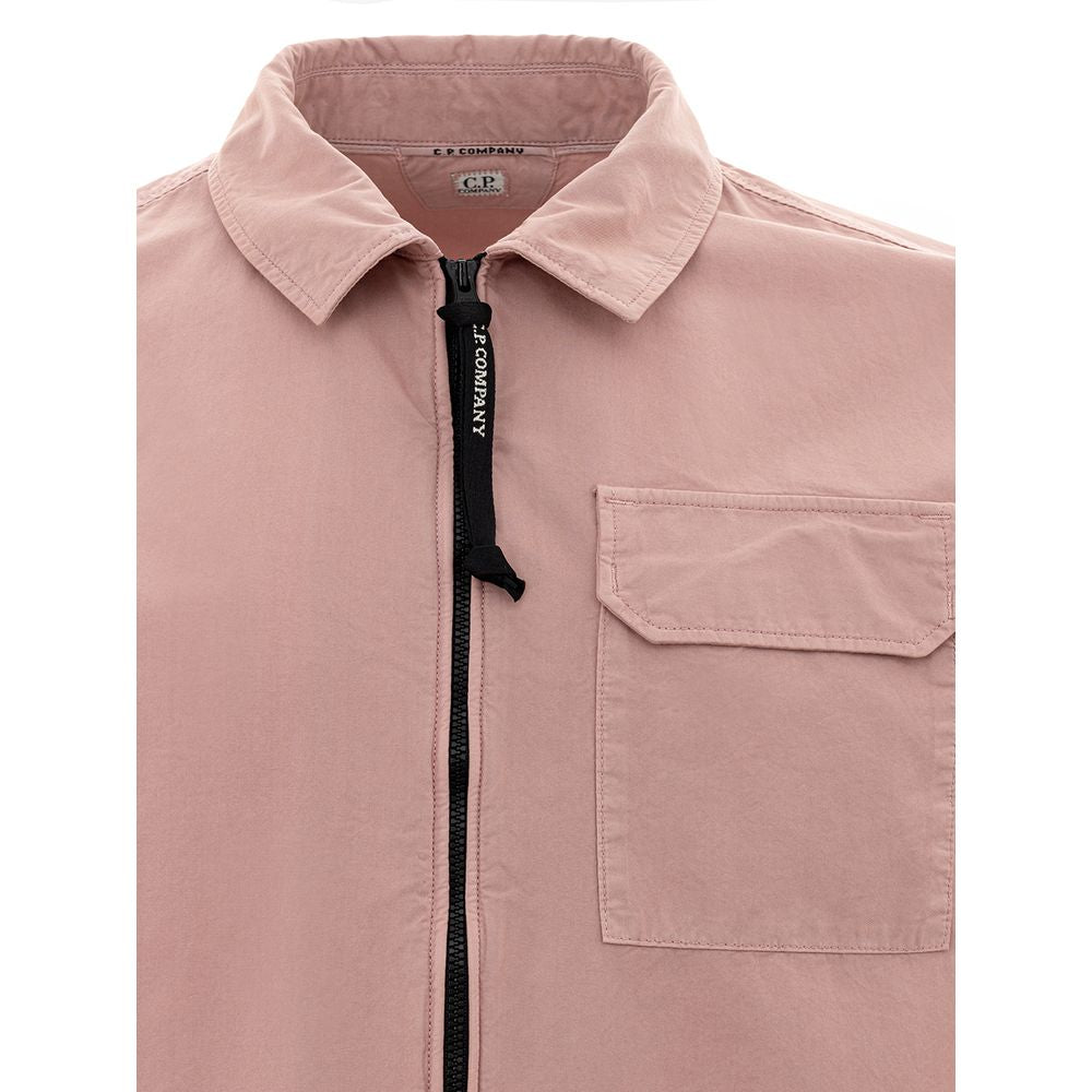 Ανδρικό πουκάμισο Chic Pink Cotton CP Company