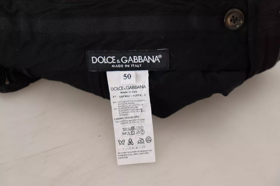 Dolce & Gabbana Brown Skinny Ανδρικό Stretch παντελόνι