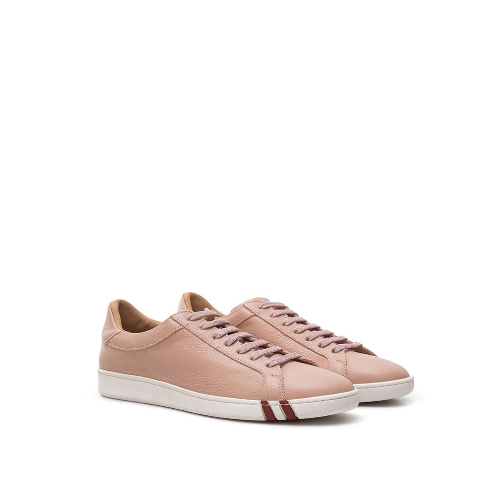 Δερμάτινο αθλητικό παπούτσια Bally Pink