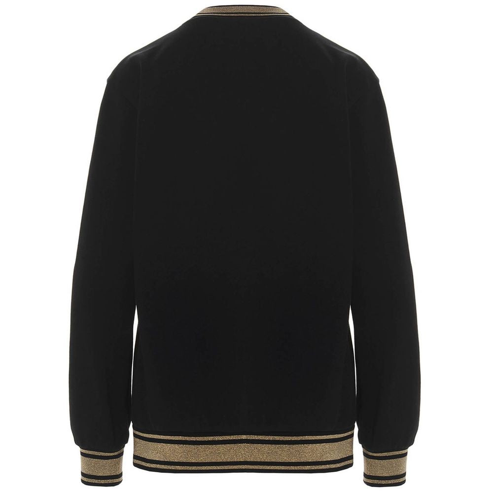 Dolce & Gabbana Black Cotton Sweater