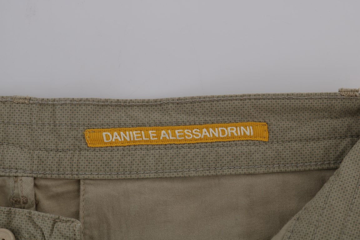 Daniele Alessandrini Beige Slim Fit Chinos για εκλεπτυσμένο στυλ