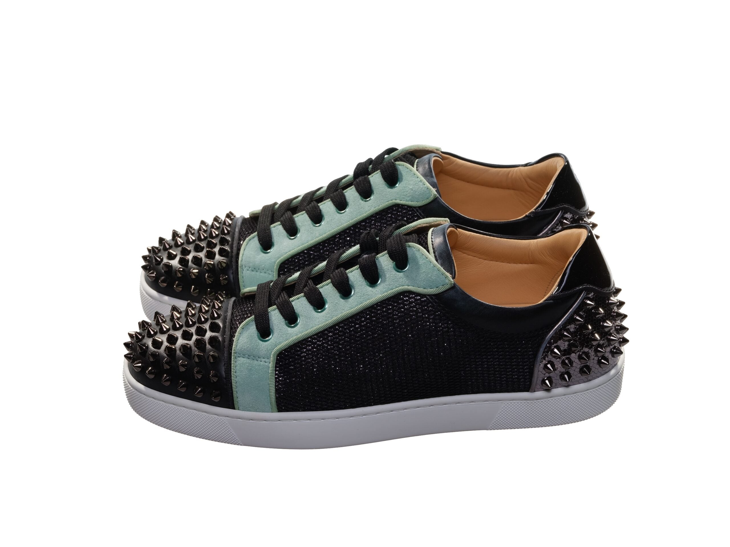 Αθλητικά παπούτσια Christian Louboutin Seavaste Orlato Flat Low Top Contrast Color Studded