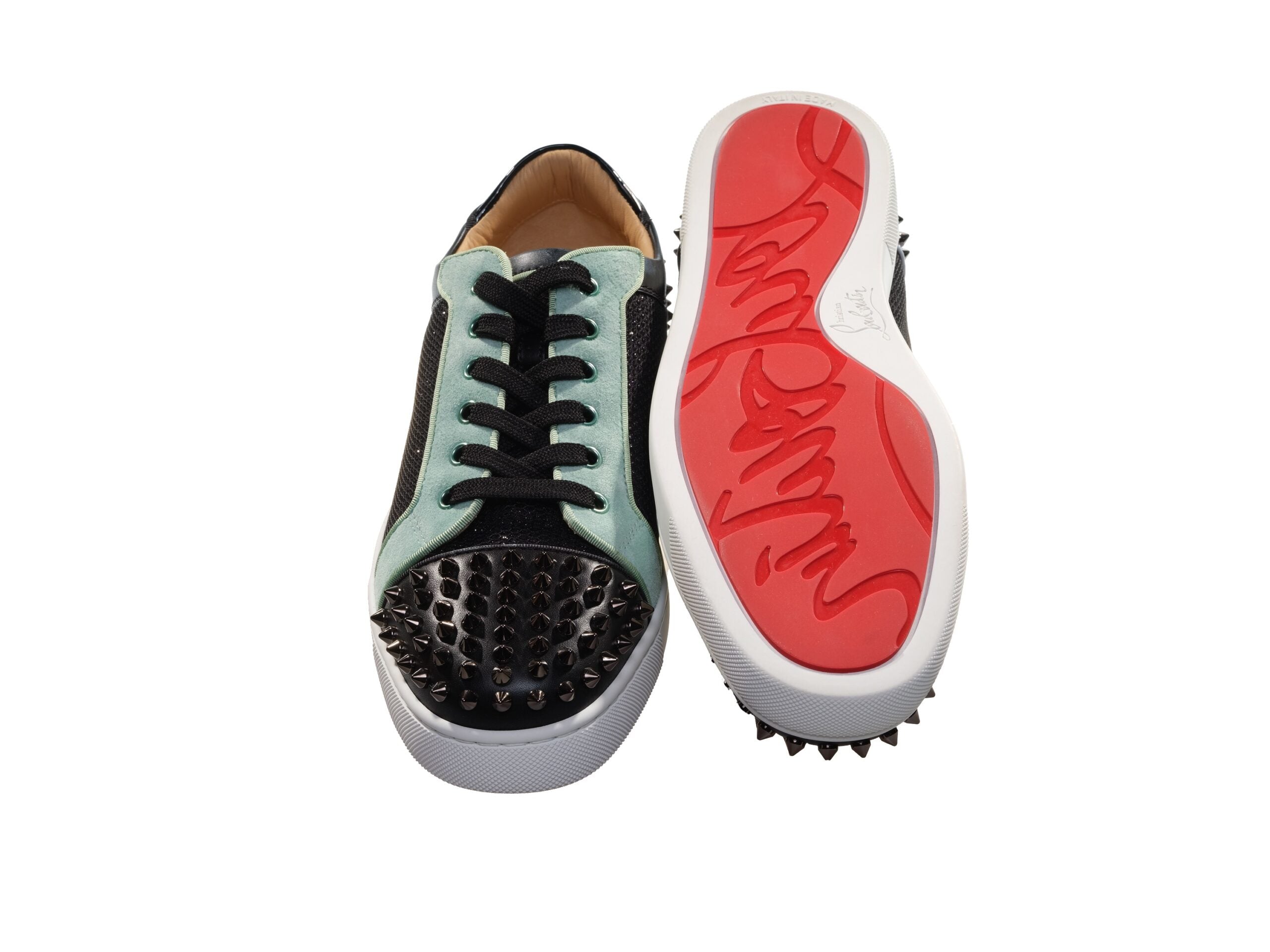 Αθλητικά παπούτσια Christian Louboutin Seavaste Orlato Flat Low Top Contrast Color Studded