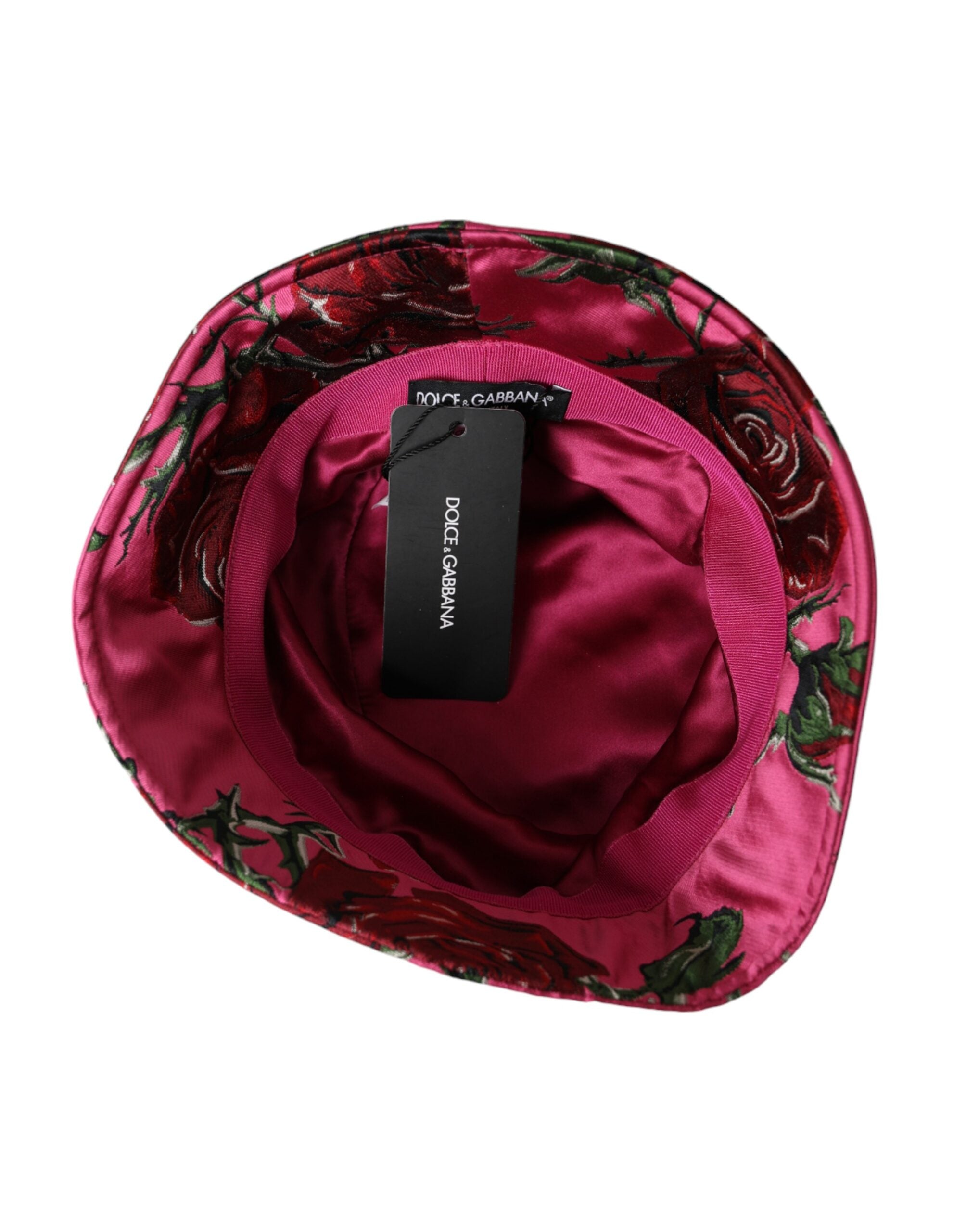 Ανδρικό καπέλο με βαμβακερό καπέλο Dolce &amp; Gabbana Pink Floral Cap