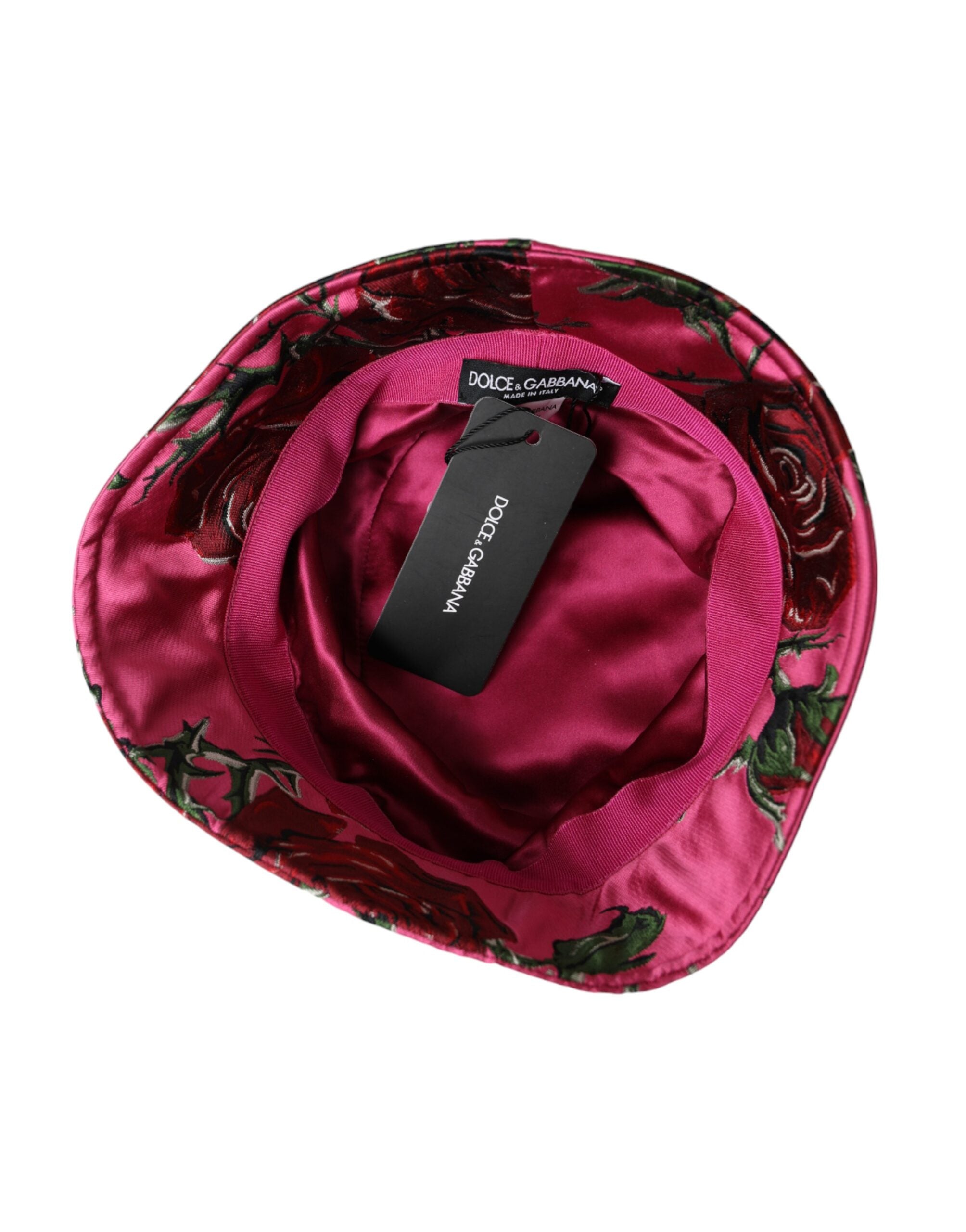 Ανδρικό καπέλο με βαμβακερό καπέλο Dolce &amp; Gabbana Pink Floral Cap