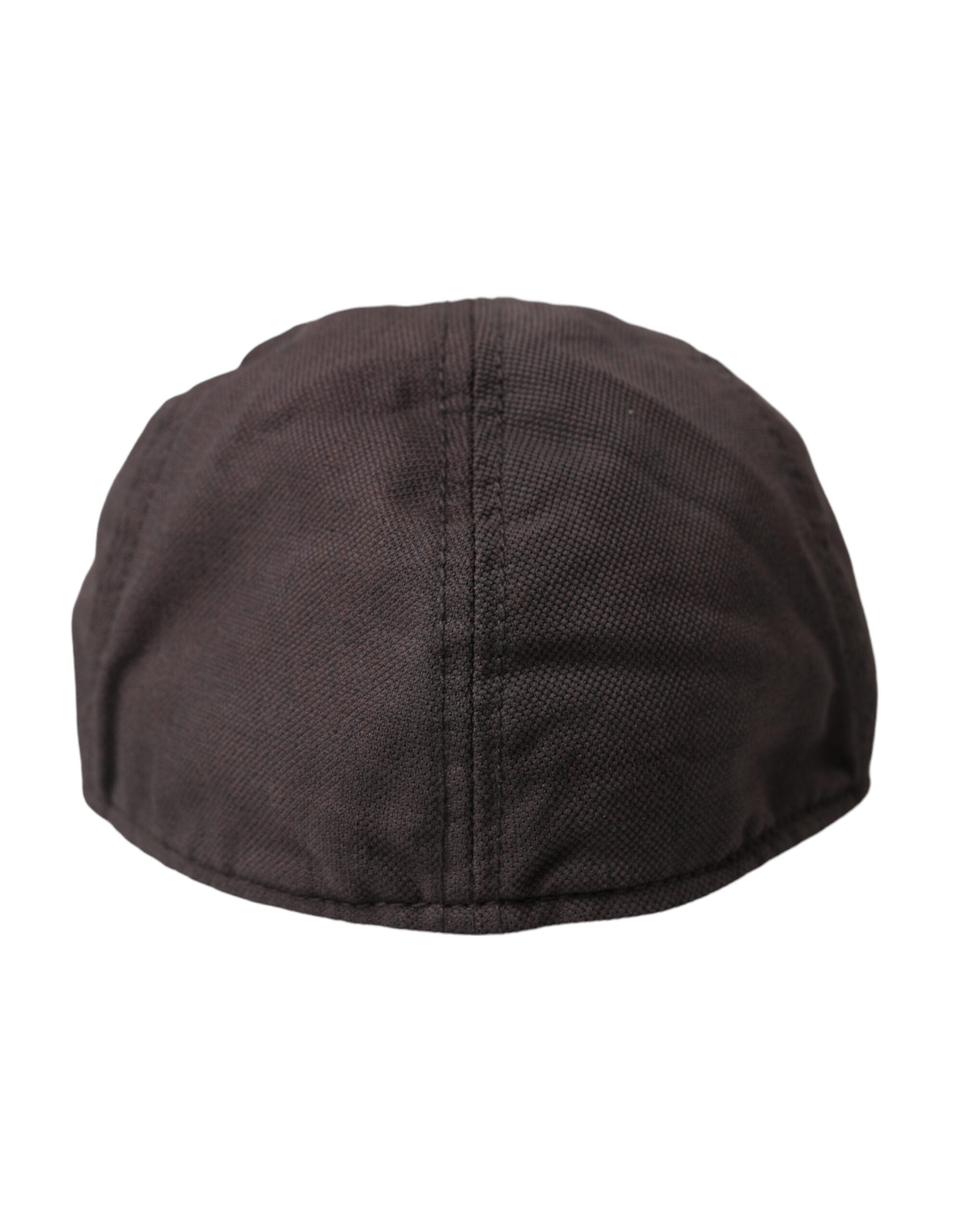 Dolce &amp; Gabbana Brown Nylon Cloth Ανδρικό καπέλο Newsboy