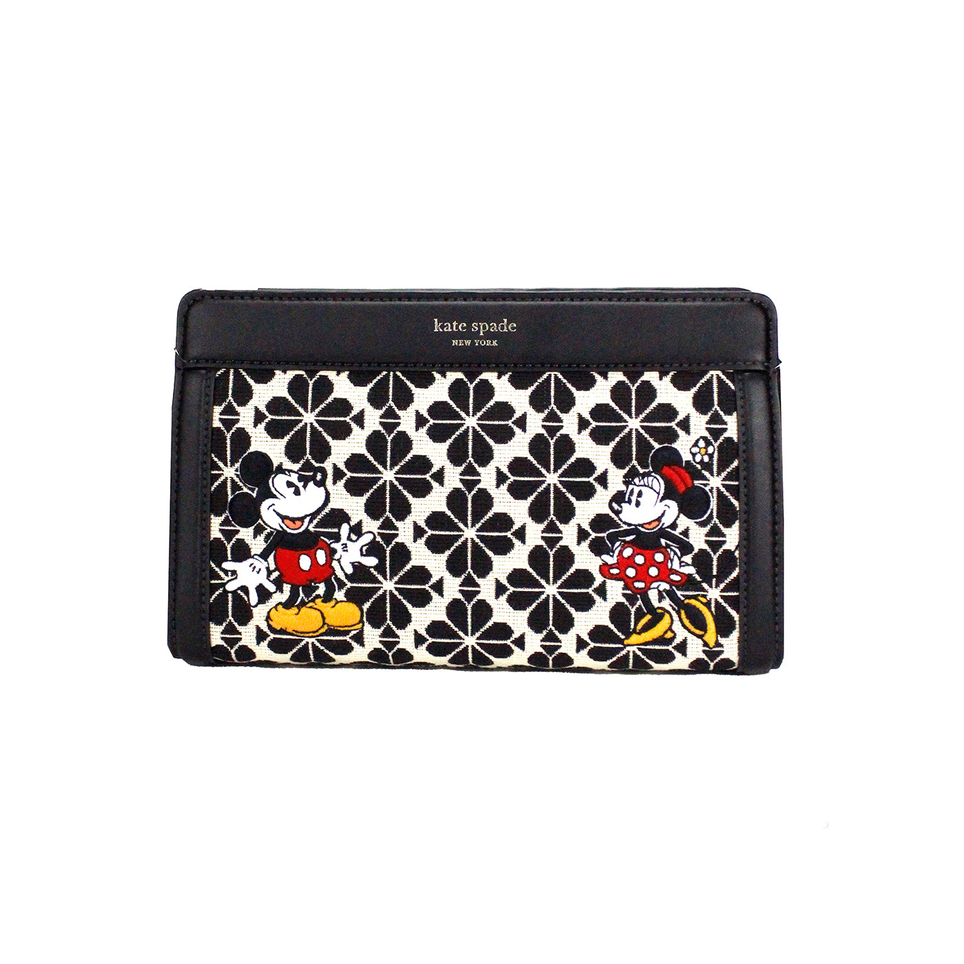 Kate Spade Disney 100 Μεσαία Τσάντα Ώμου Spade Flower Jacquard Canvas