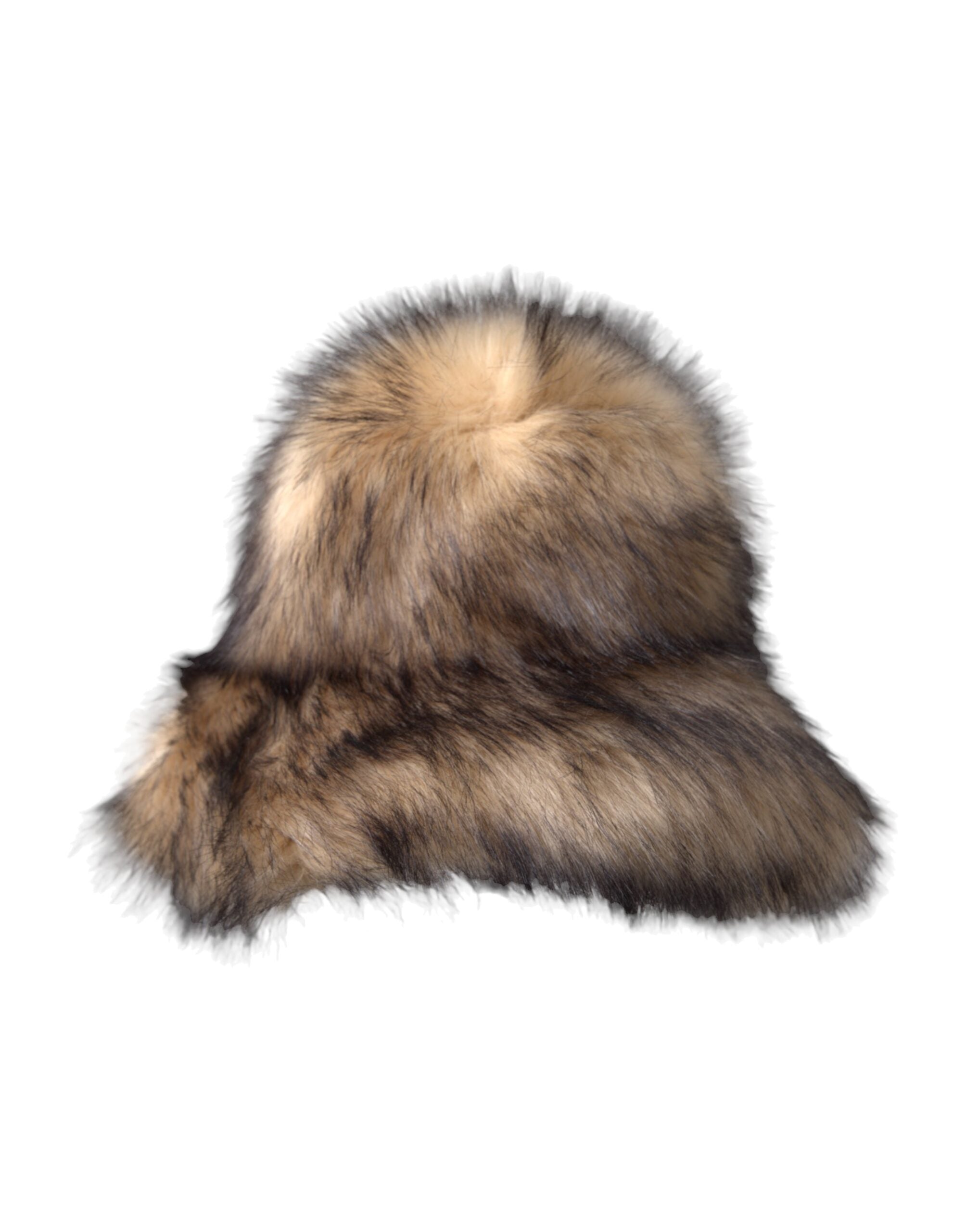 Καπέλο Dolce & Gabbana Brown Faux Fur Modacrylic Fedora