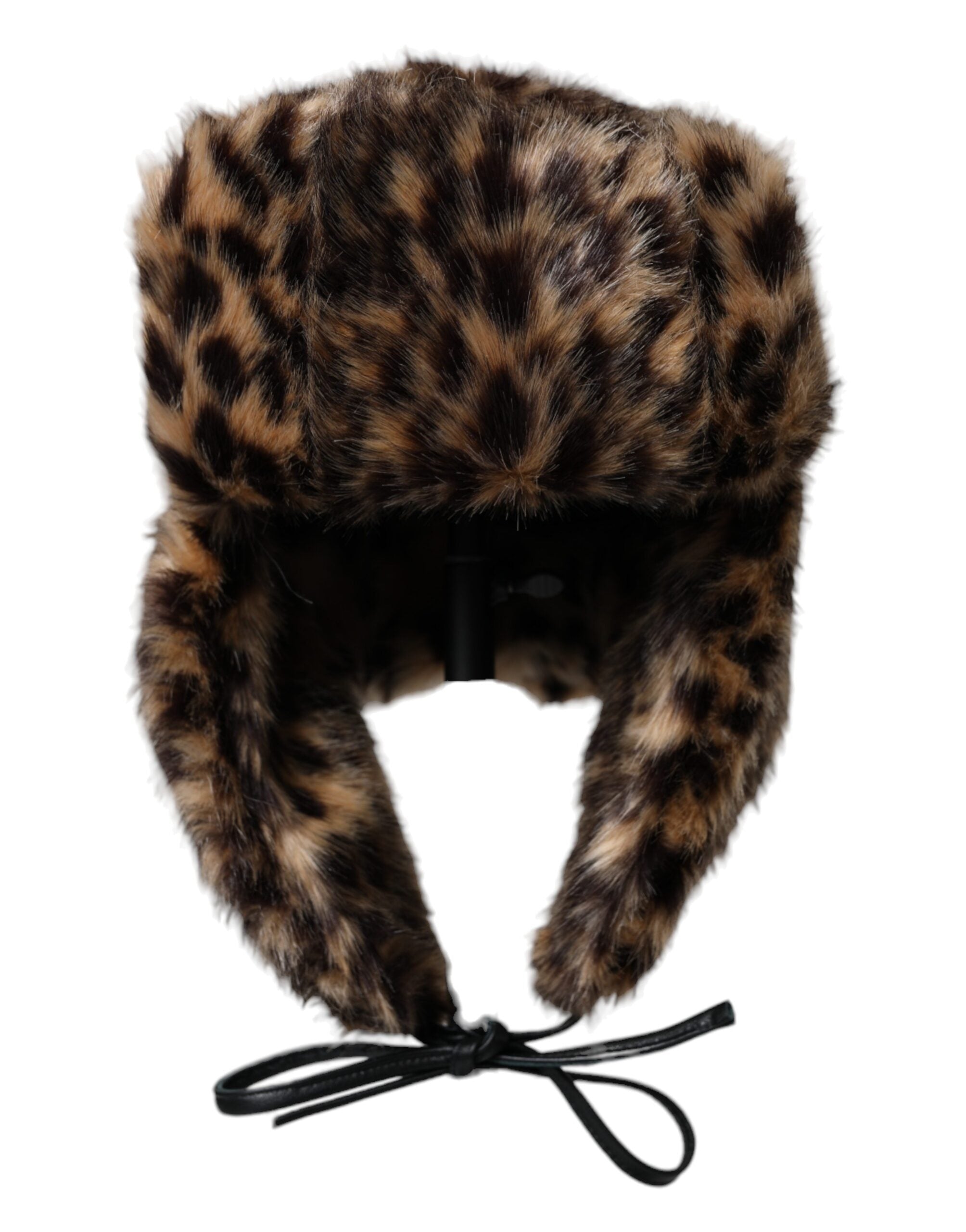 Γυναικείο καπέλο Dolce & Gabbana πολύχρωμο Leopard Fur Trapper