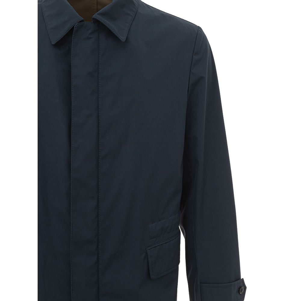 Μπουφάν Brioni Blue Cotton