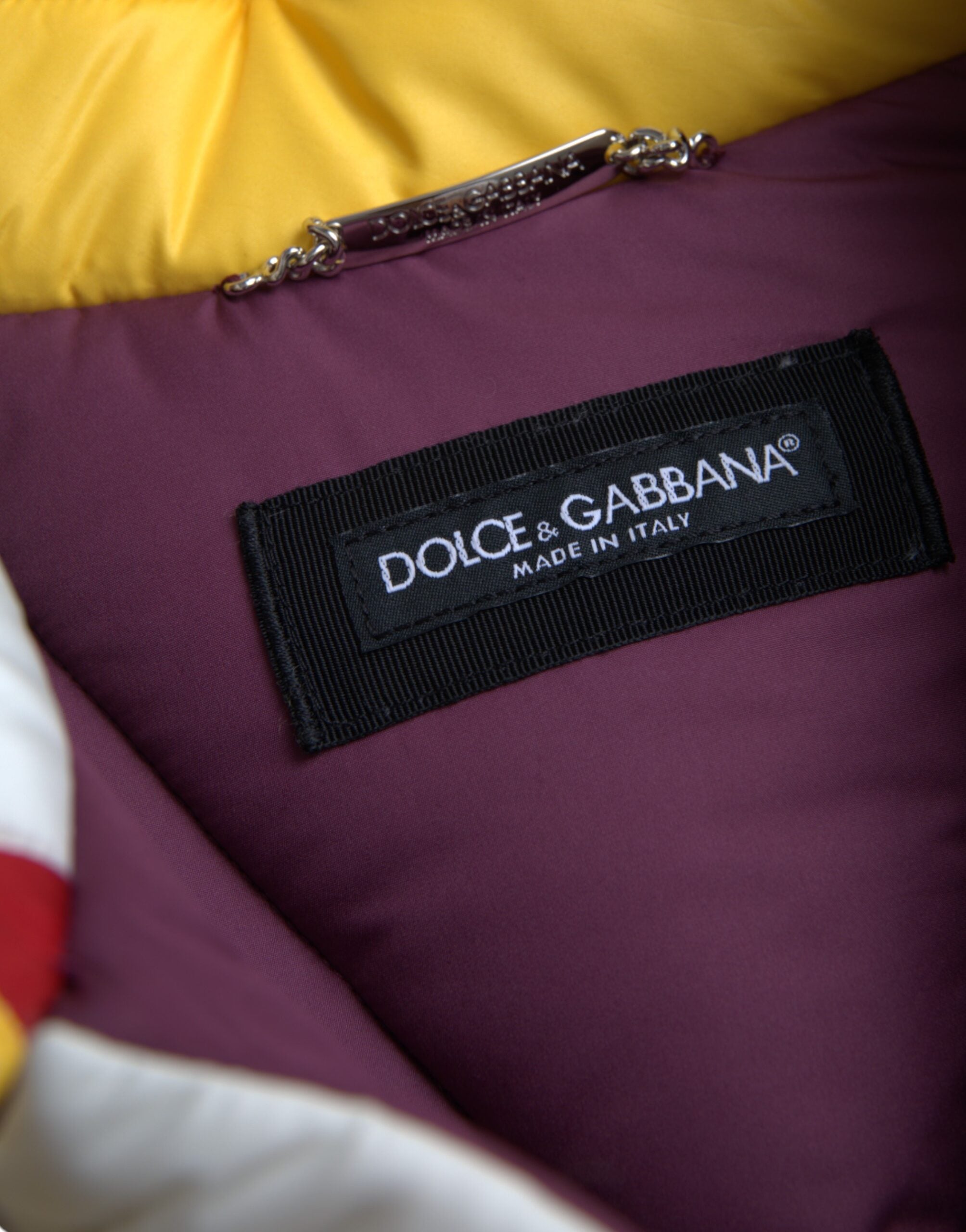 Dolce & Gabbana Πολύχρωμο Ανεμοδράκο Ανδρικό Μπουφάν Puffer