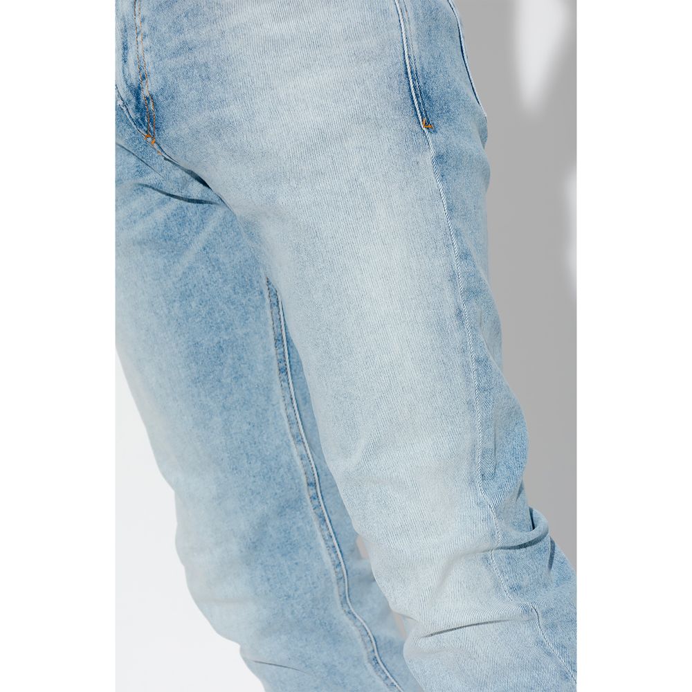 Diesel Light Blue Cotton Jeans &amp; Pant