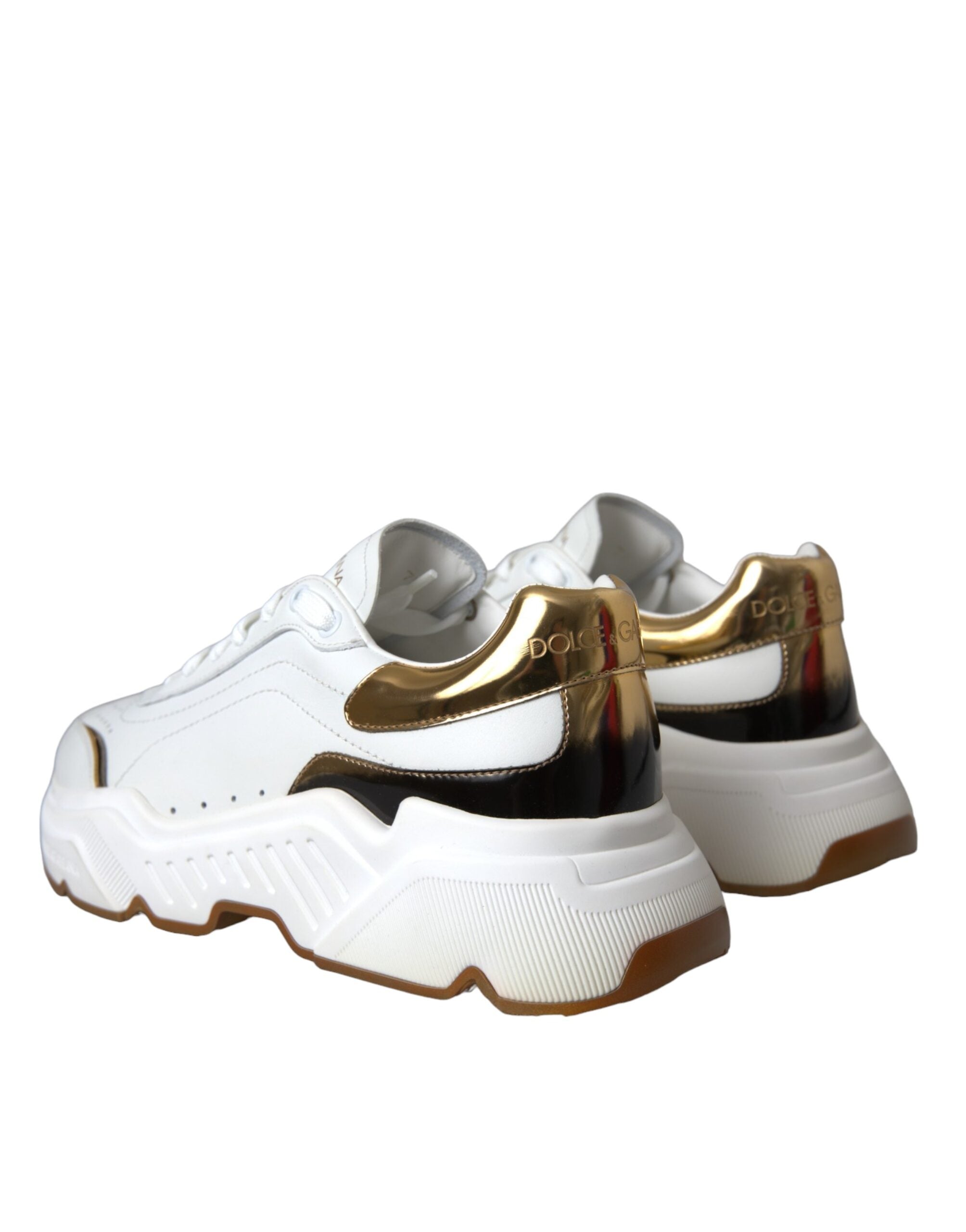 Παπούτσια Dolce &amp; Gabbana White Gold DAYMASTER Δερμάτινα Sneakers