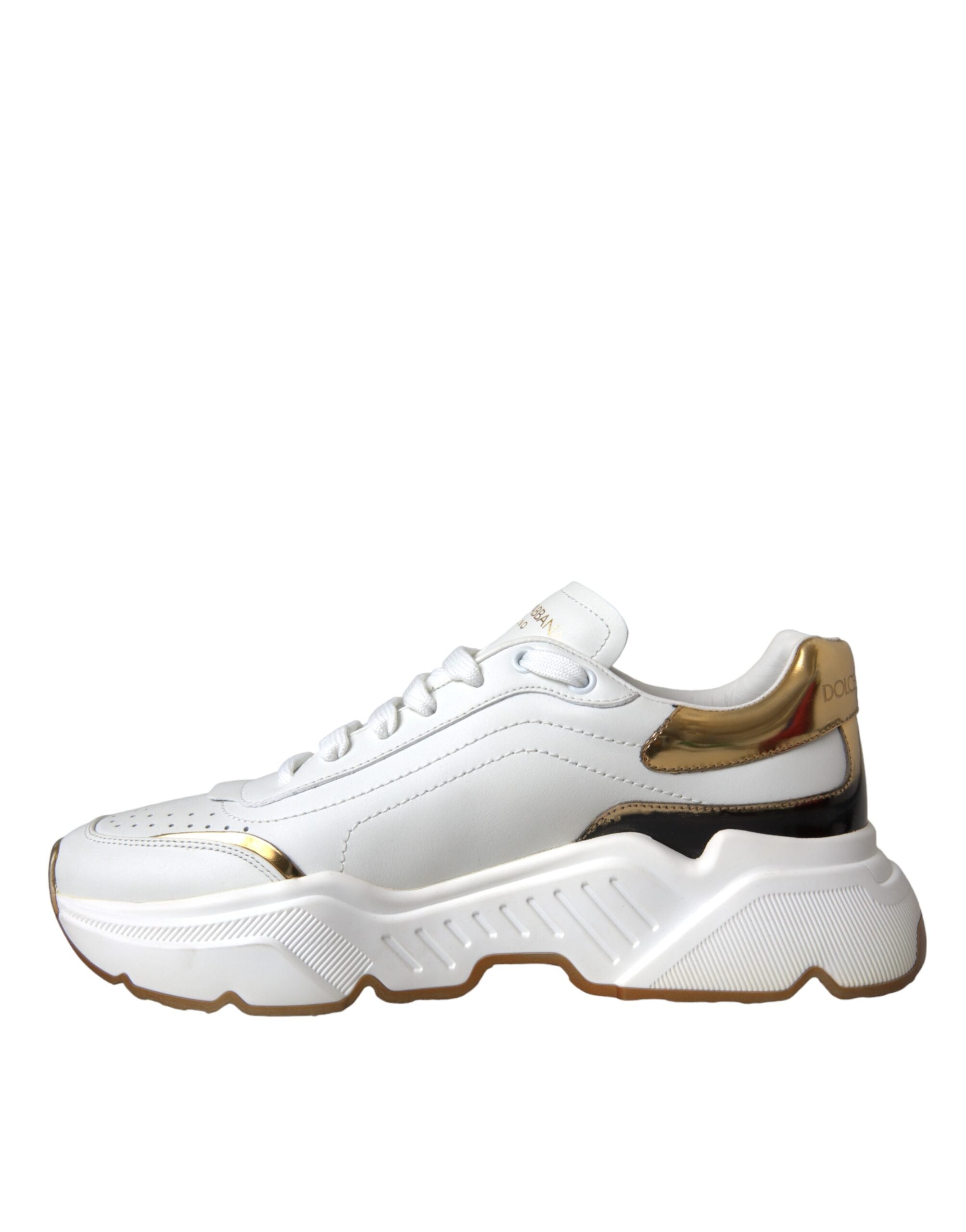 Παπούτσια Dolce &amp; Gabbana White Gold DAYMASTER Δερμάτινα Sneakers