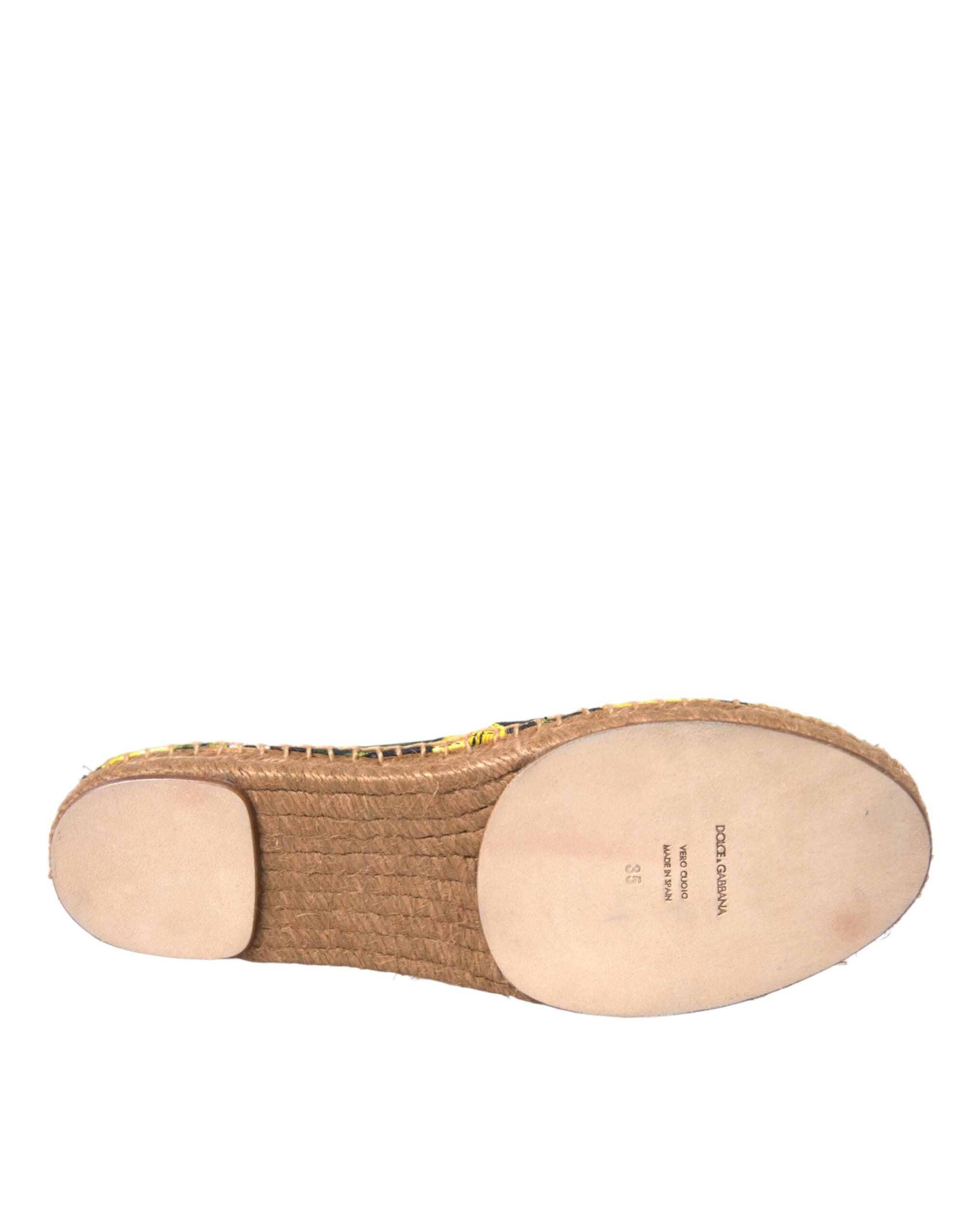 Παπούτσια Dolce & Gabbana Πολύχρωμα Lemon Slip On Espadrilles