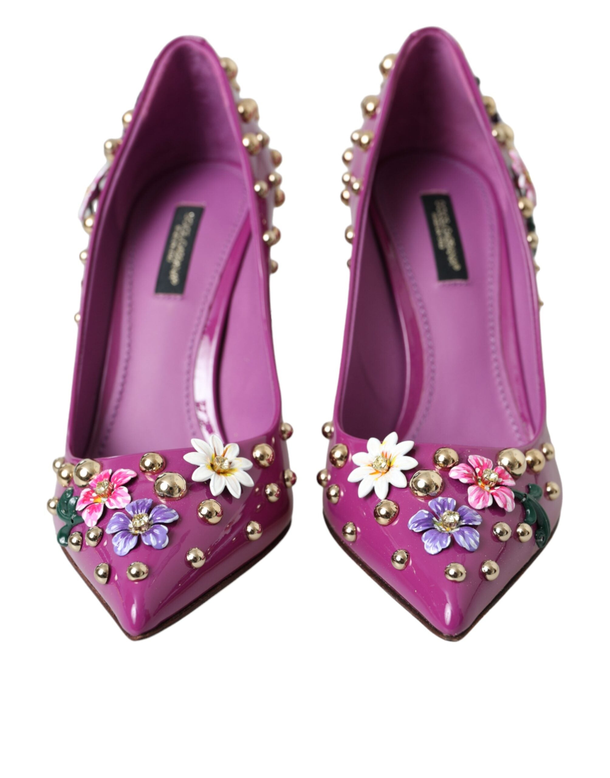 Παπούτσια Dolce & Gabbana Purple Embellished ψηλοτάκουνα Pumps