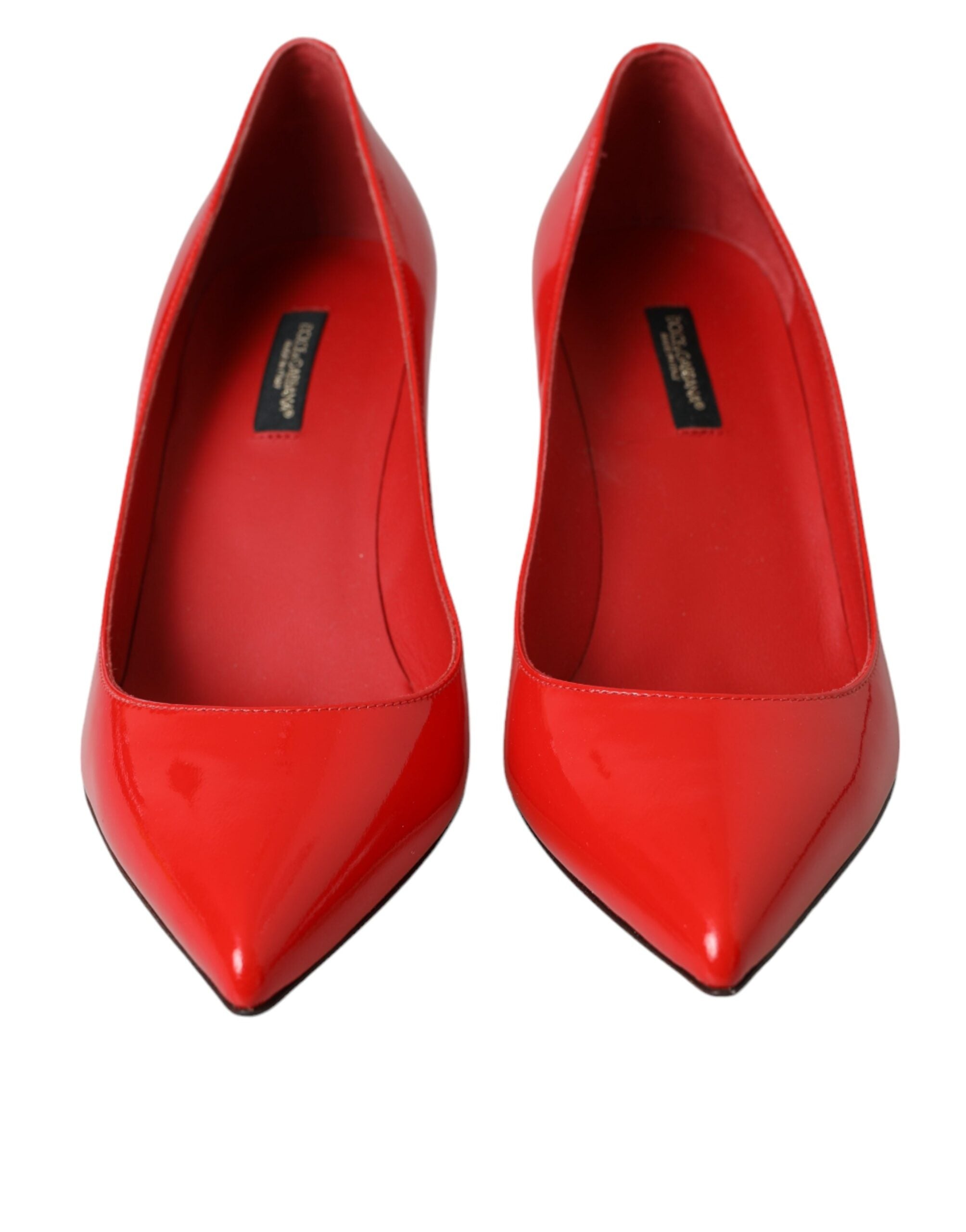 Παπούτσια Dolce & Gabbana Red Patent Leather Kitten Heels Pumps