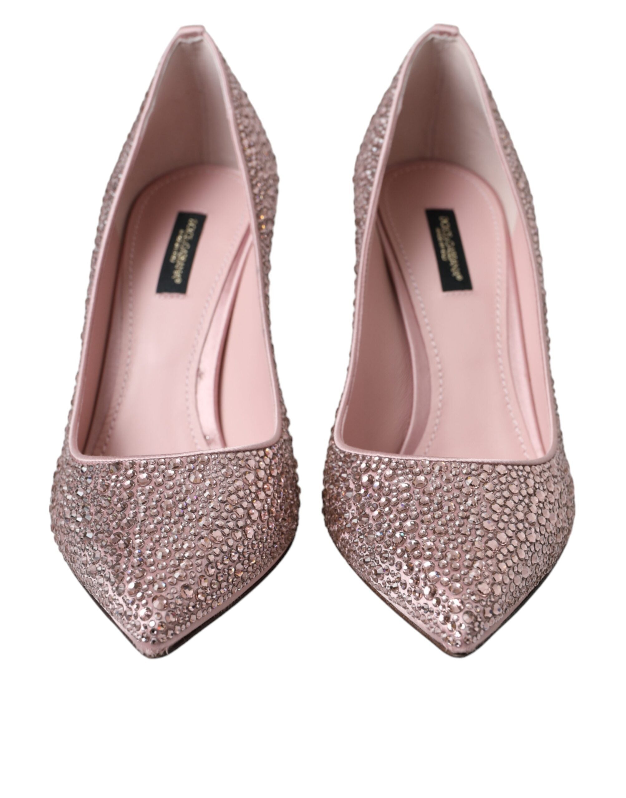 Παπούτσια Dolce & Gabbana Pink Strass Crystal Heels Pumps