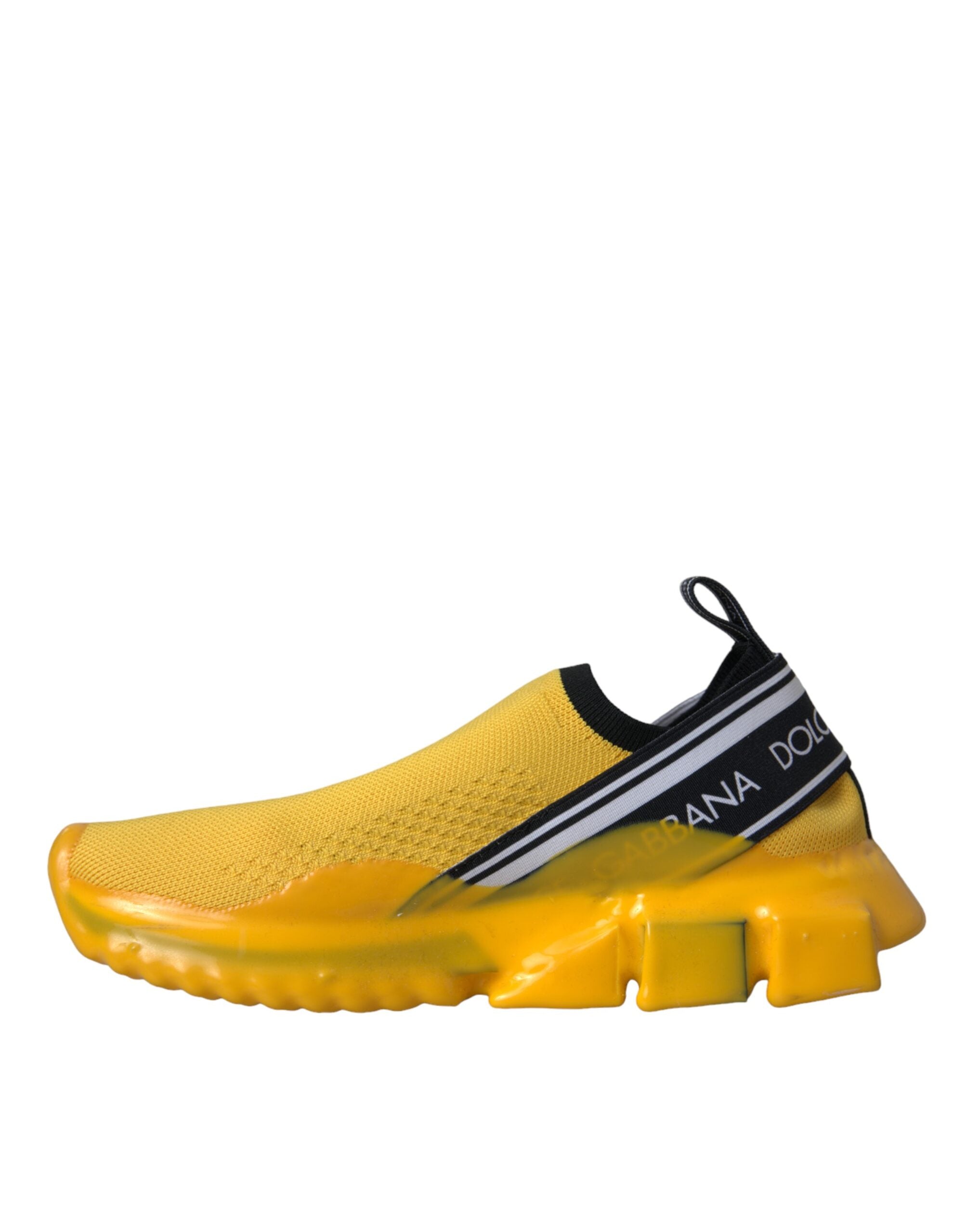 Dolce & Gabbana Yellow Sorrento Slip On Sneakers Γυναικεία παπούτσια