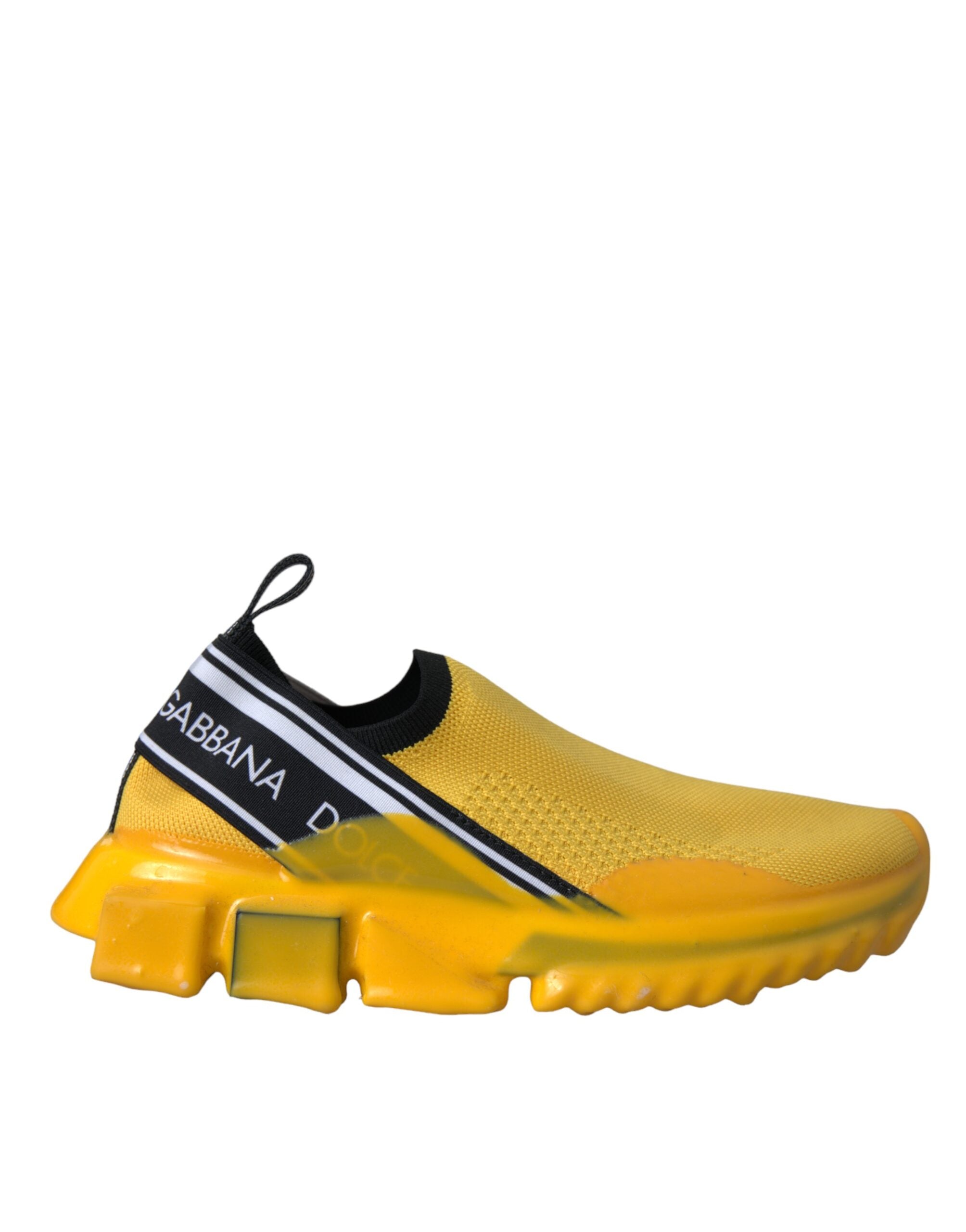 Dolce & Gabbana Yellow Sorrento Slip On Sneakers Γυναικεία παπούτσια