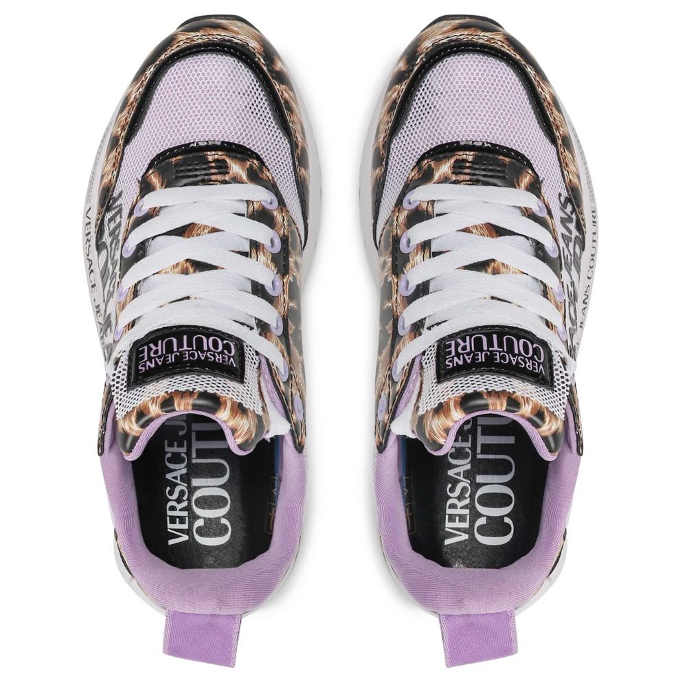 Versace Jeans Purple Polyethylene Sneaker