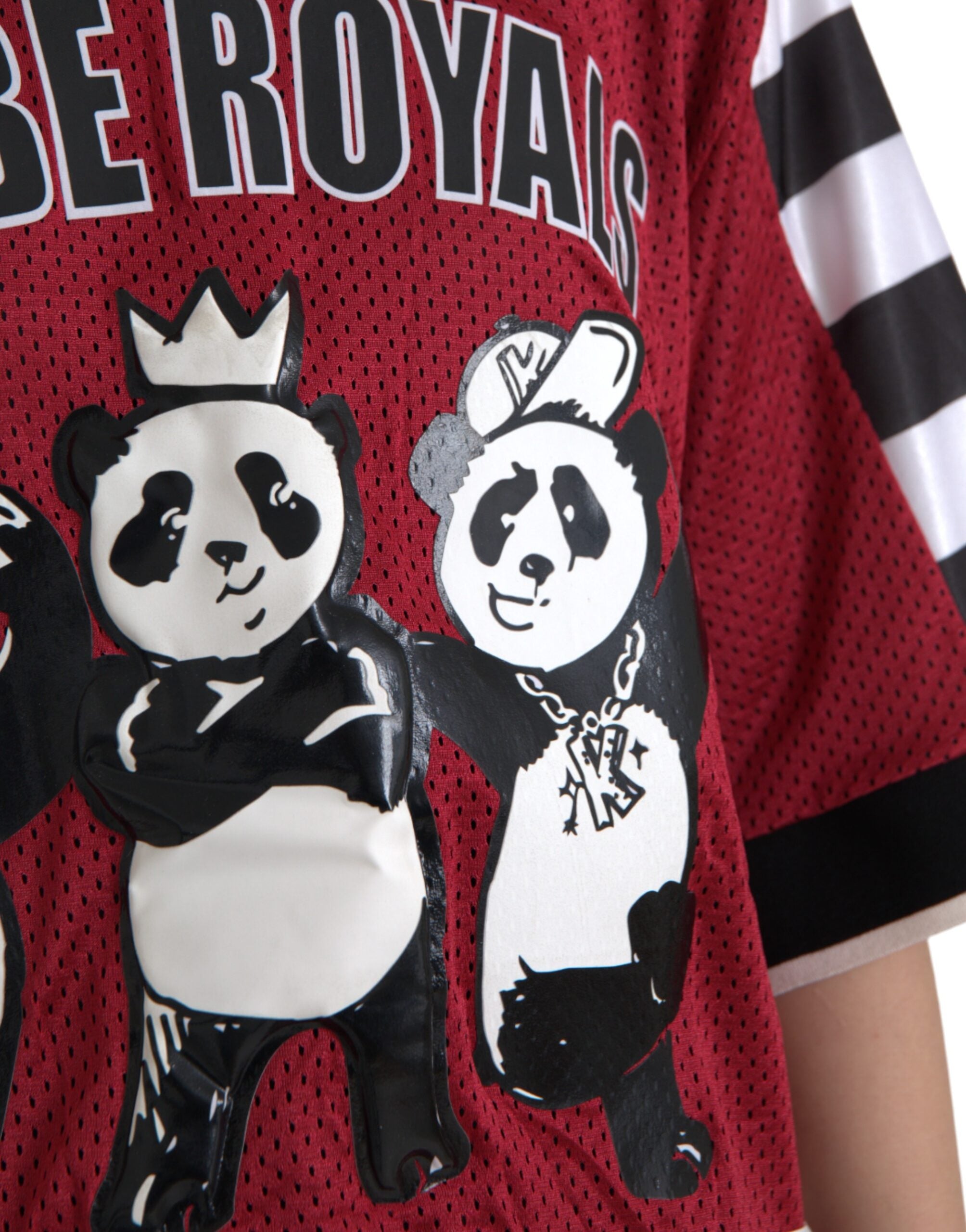 Dolce & Gabbana Multicolor Royals Panda Oversized T-shirt