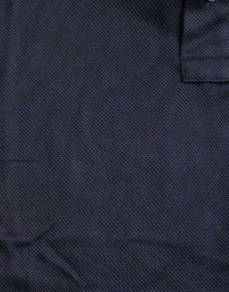 Μπλουζάκι πόλο με κοντό μανίκι Dolce & Gabbana Navy Blue γιακά