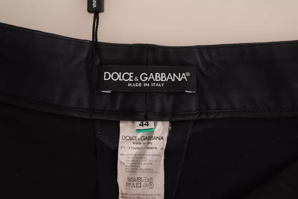 Παντελόνι Κάπρι με μαύρο βαμβάκι Dolce & Gabbana