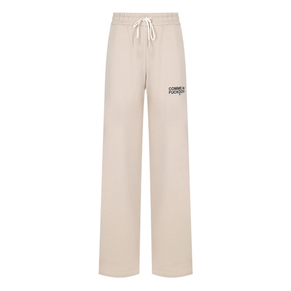 Comme Des Fuckdown Beige Cotton Jeans &amp; Pant