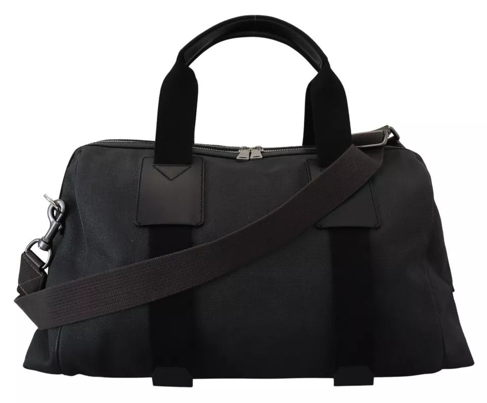 Ανδρική τσάντα ώμου Dolce & Gabbana Black Grey Holdall Tote