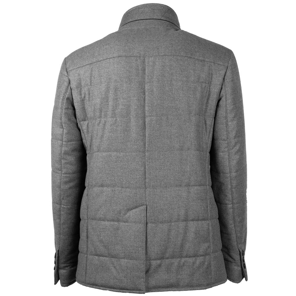 Made in Italy Gray Wool Jacket