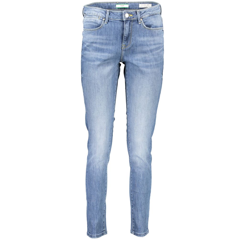 Guess Jeans Ultra Skinny Ψηλόμεσο γαλάζιο τζιν