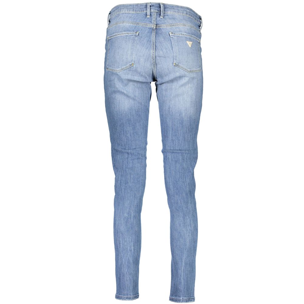 Guess Jeans Ultra Skinny Ψηλόμεσο γαλάζιο τζιν