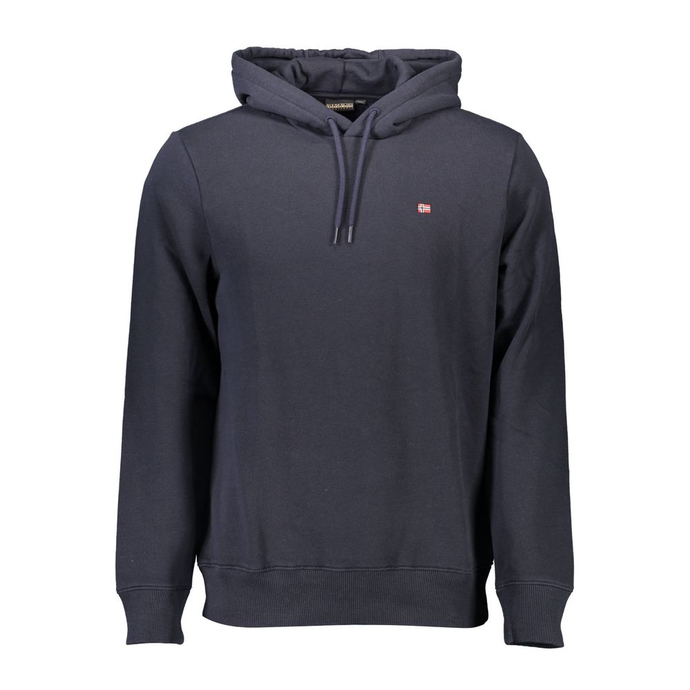 Φούτερ Napapijri Chic Blue Organic-Cotton Blend Hoodie