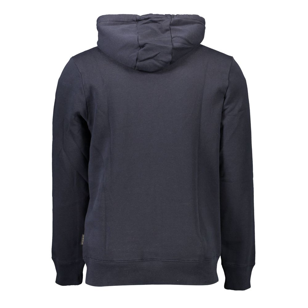 Φούτερ Napapijri Chic Blue Organic-Cotton Blend Hoodie