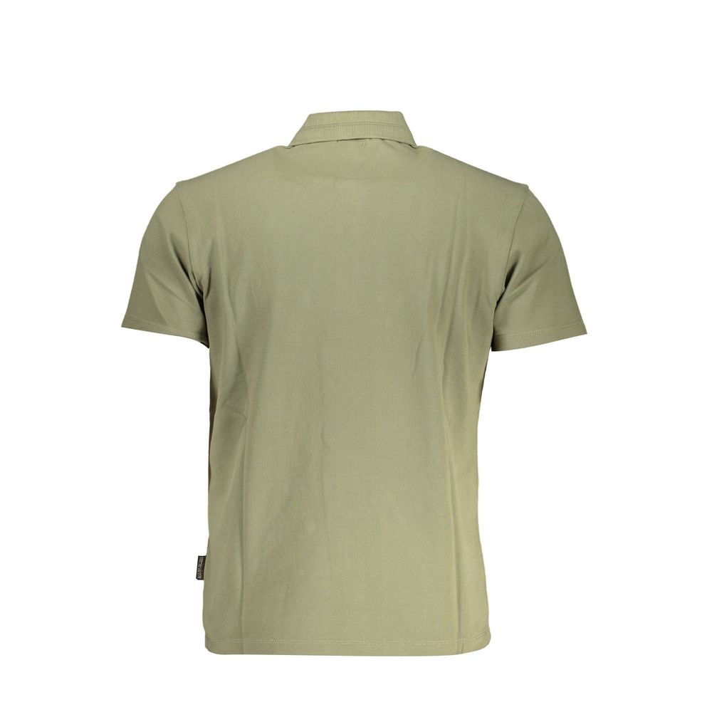 Napapijri Classic Green Polo με Κομψό Κέντημα