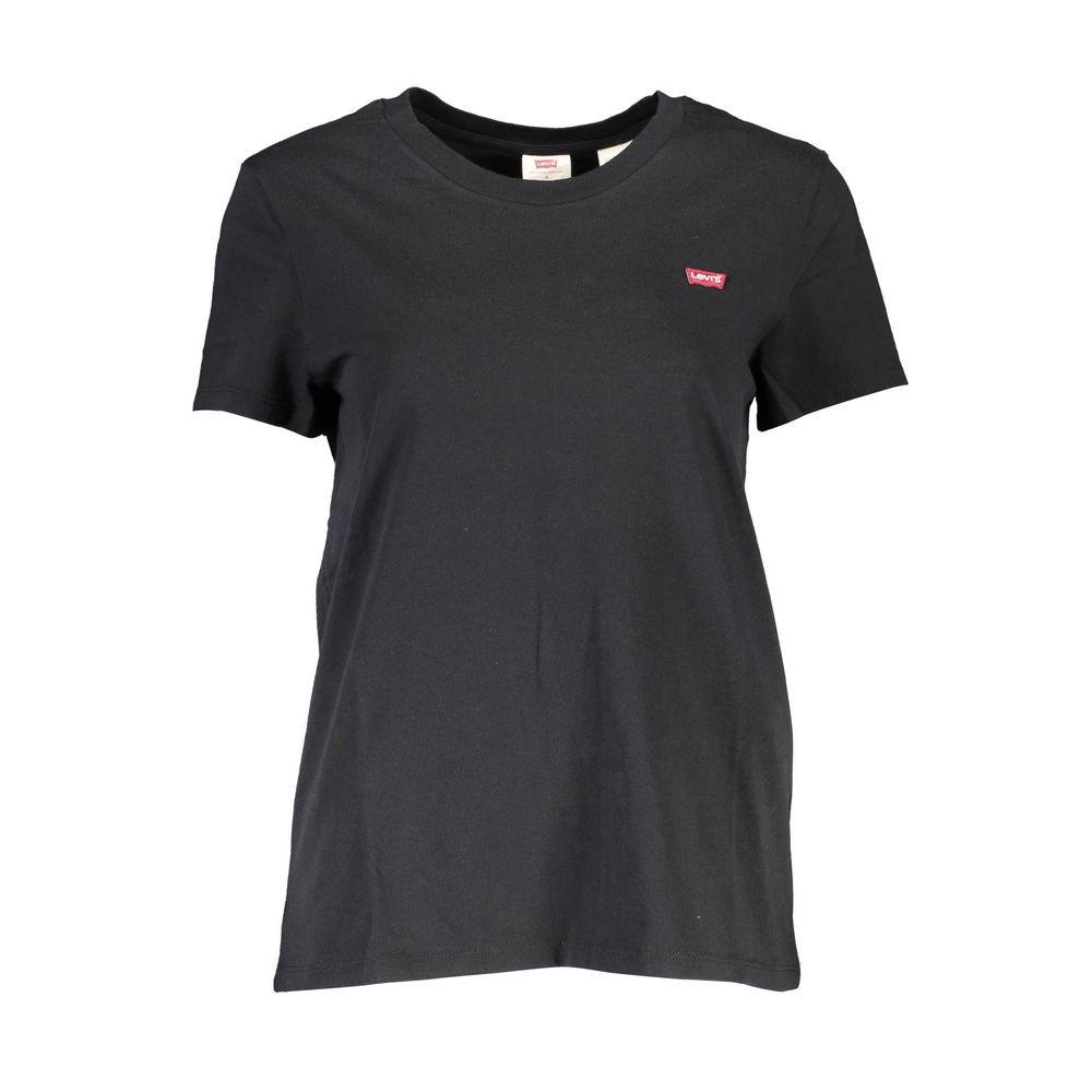 Levi's Chic Black Logo Tee για καθημερινή κομψότητα