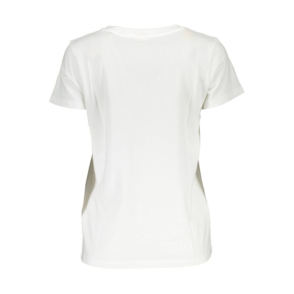 Levi's Chic White Tee με λογότυπο V-Neck