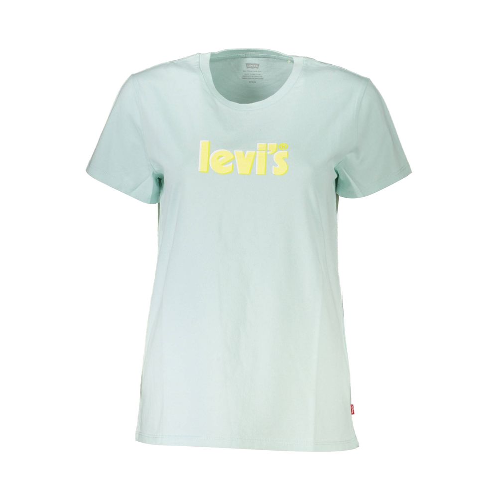 Βαμβακερά μπλουζάκια και μπλουζάκια Levi's Light Blue