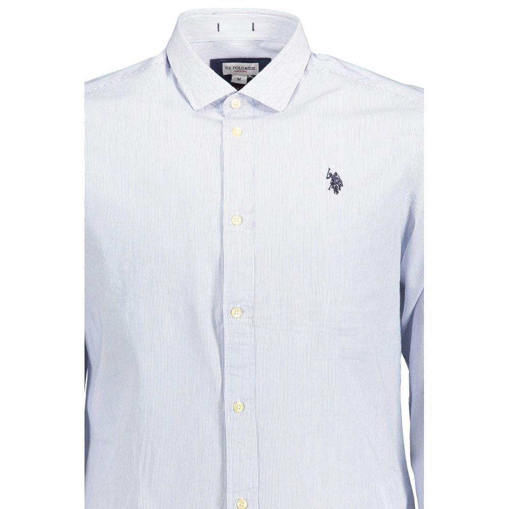 U.S. POLO ASSN. Slim Fit French Collar Embroidered Shirt