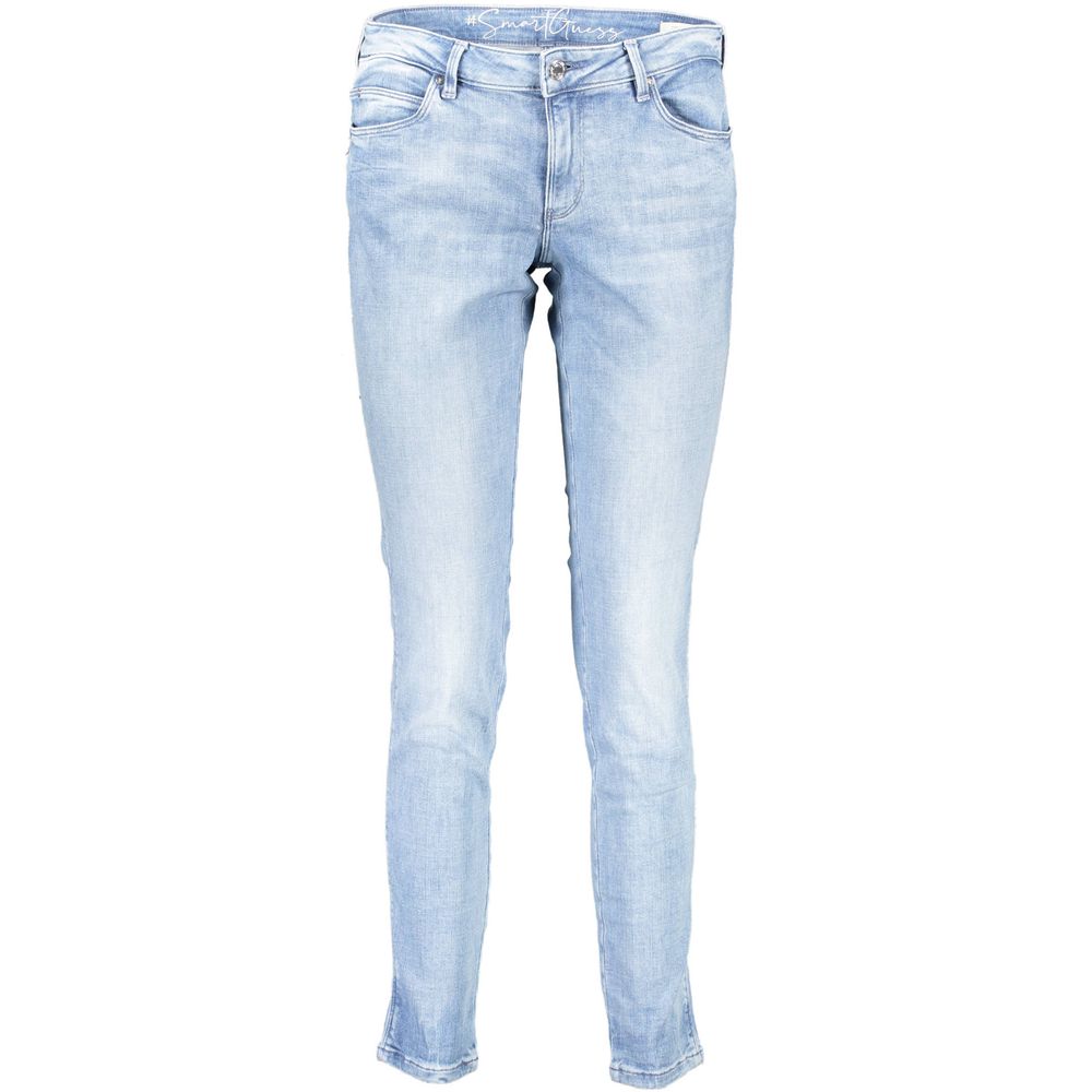 Guess Jeans Chic Skinny Mid-Rise Light Blue Jeans