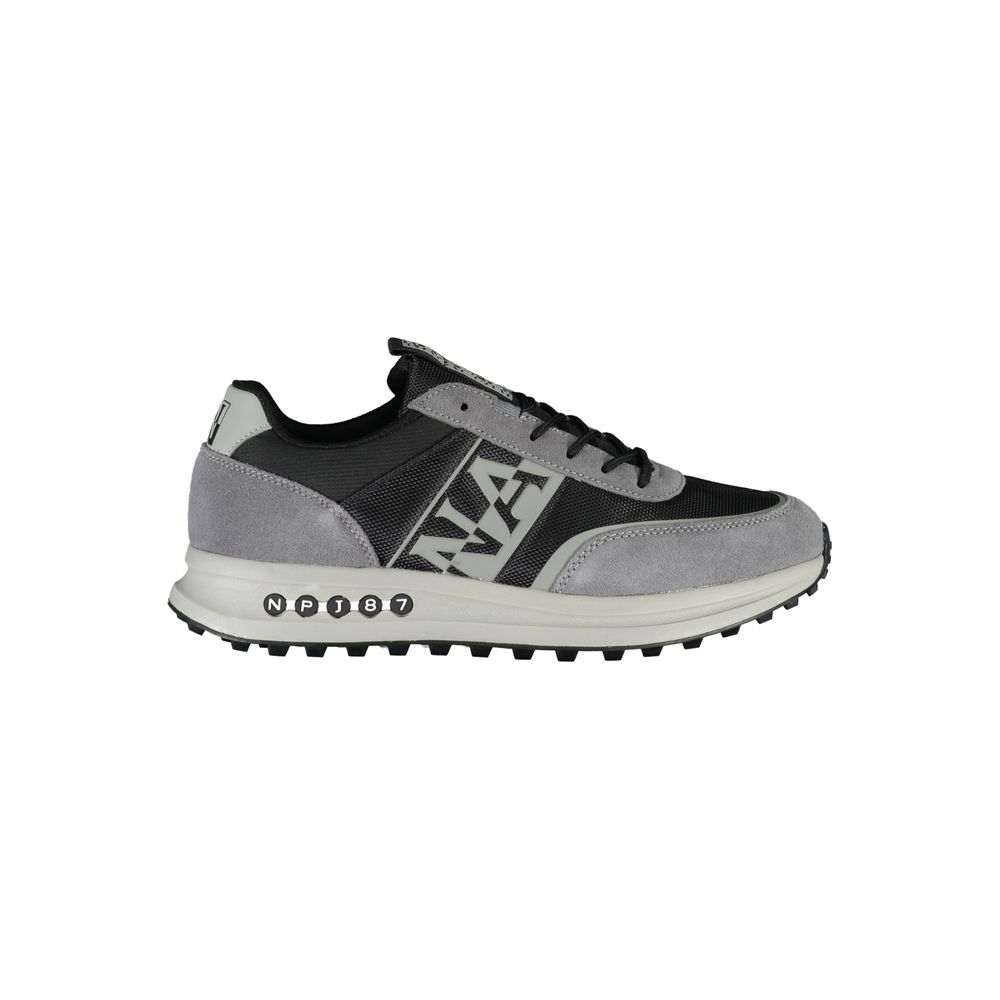 Napapijri Sleek Grey Sports Sneakers με λεπτομέρεια αντίθεσης