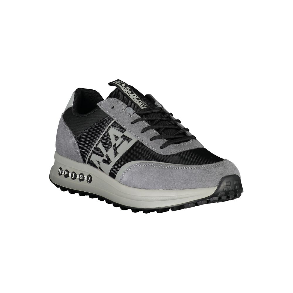 Napapijri Sleek Grey Sports Sneakers με λεπτομέρεια αντίθεσης