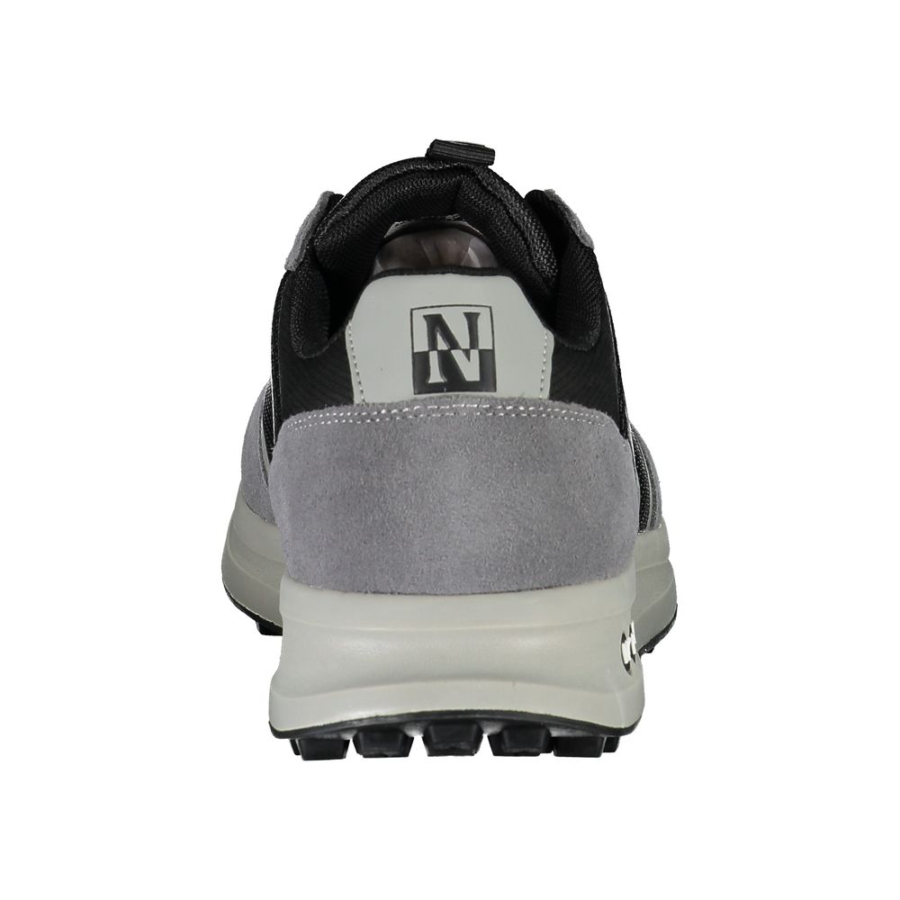 Napapijri Sleek Grey Sports Sneakers με λεπτομέρεια αντίθεσης