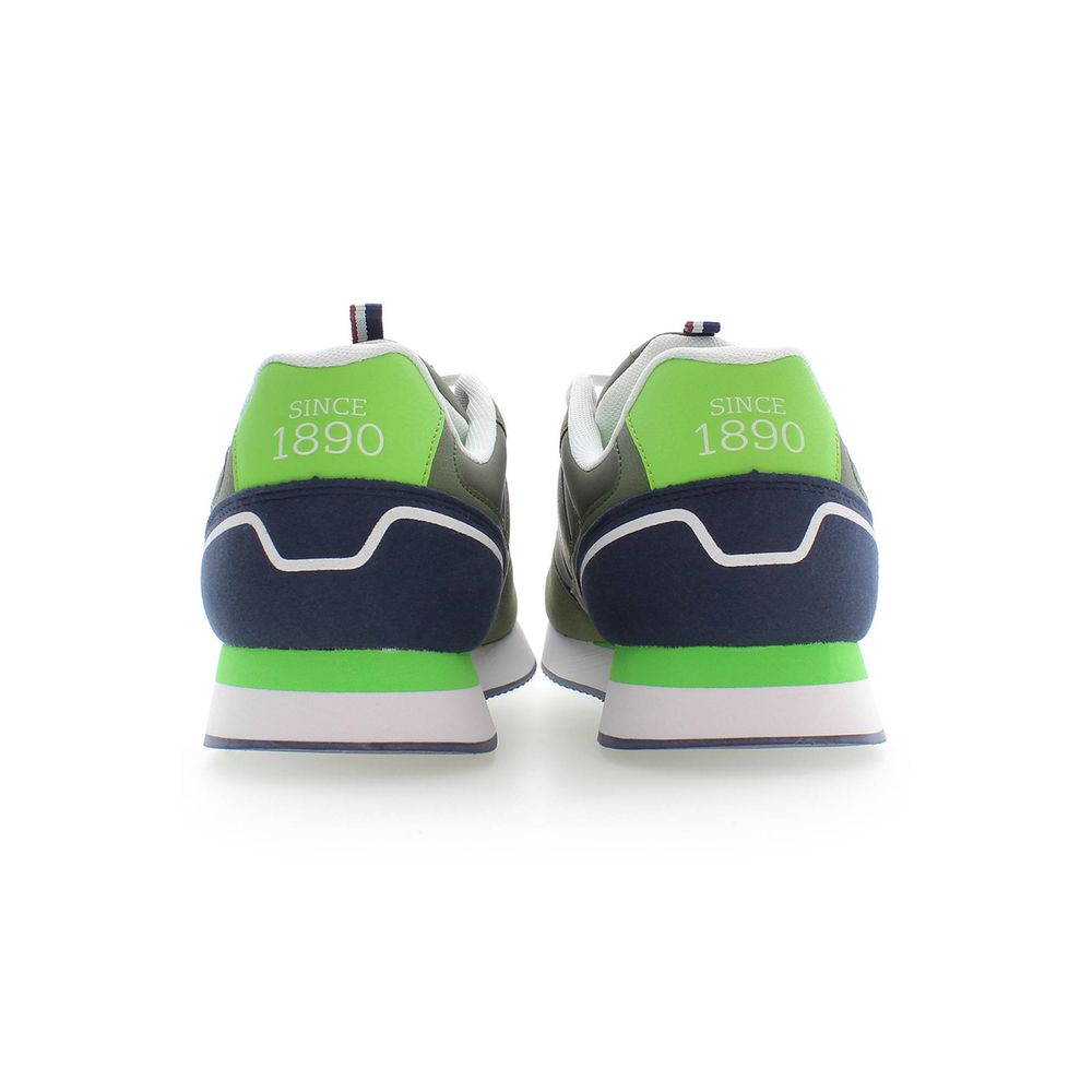 U.S. POLO ASSN. Sleek Green Sneakers with Iconic Logo Detailing